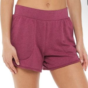 Nike yoga sweat shorts
